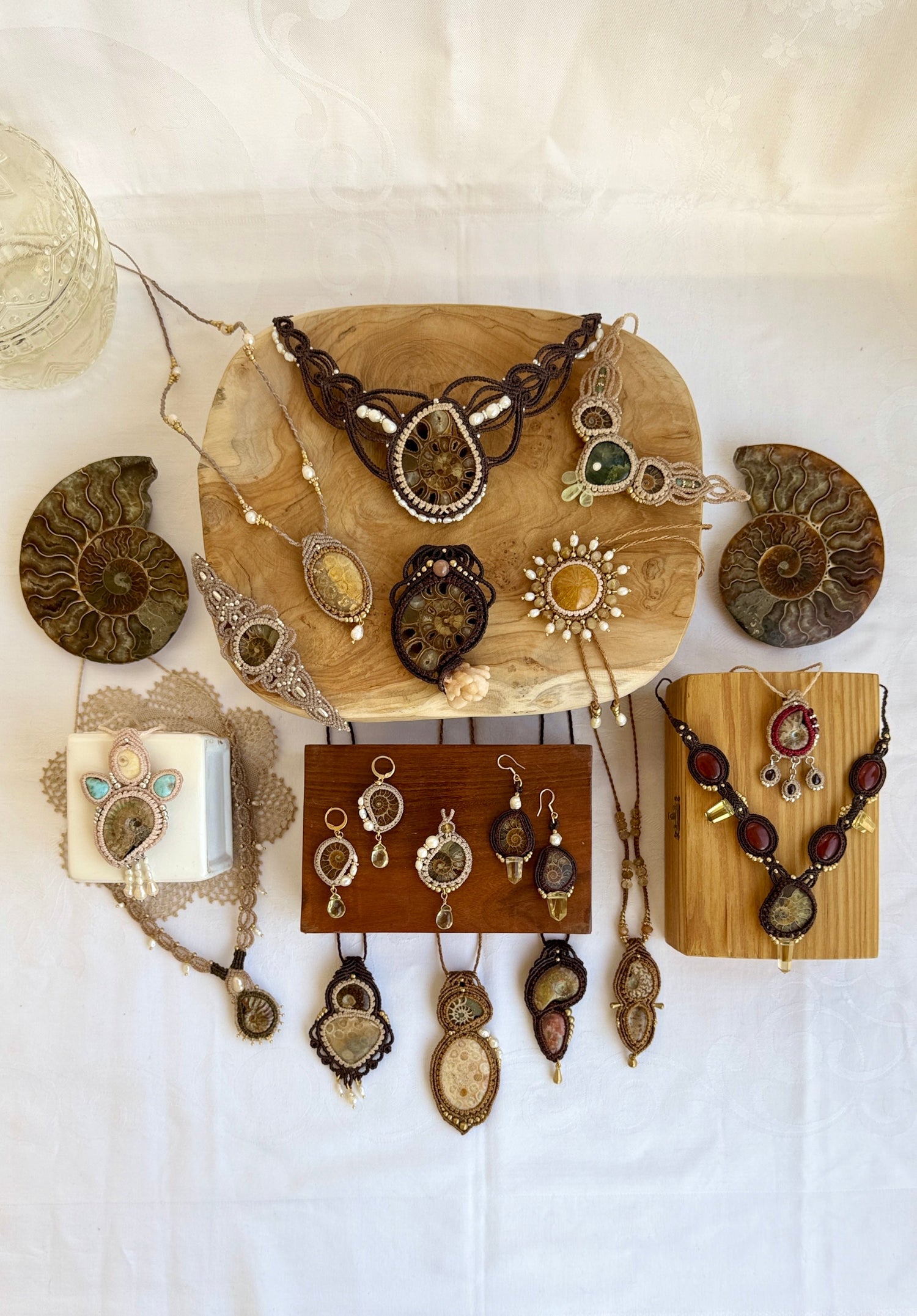 Ancient Sea collection, with ocen-inspired jewelry.